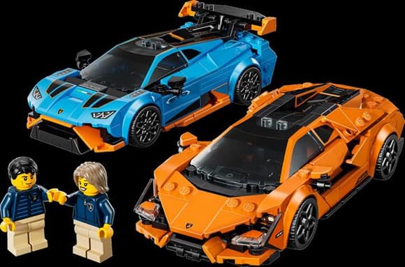 Конструктор LEGO Speed Champions Lamborghini Revuelto і Huracan STO 607 деталей (77238)