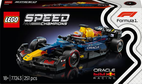 Конструктор LEGO Speed Champions Гоночный автомобиль F1 Oracle Red Bull Racing RB20, 251 деталь (77243)