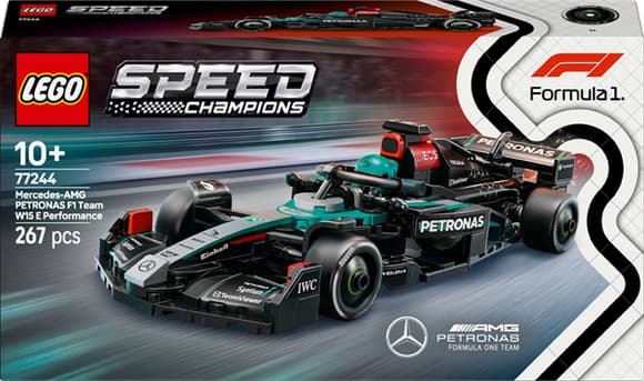 Конструктор LEGO Speed Champions Автомобіль для перегонів Mercedes-AMG F1 W15, 267 деталей (77244)