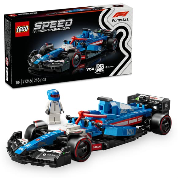 Конструктор LEGO Speed Champions Автомобіль для перегонів F1 Visa Cash RB VCARB 01, 248 деталей (77246)