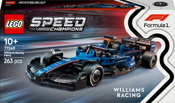 Конструктор LEGO Speed Champions Автомобіль для перегонів F1 Williams Racing FW46, 263 деталі (77249)