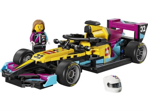Конструктор  LEGO® Speed Champions  Гоночний автомобіль F1 ACADEMY™ LEGO®, 201 деталь  (77258)