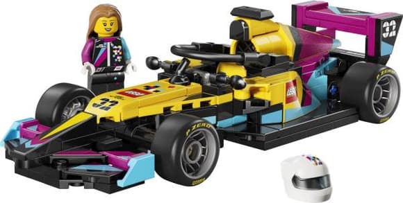 Конструктор LEGO® Speed Champions Гоночный автомобиль F1 ACADEMY™ LEGO®, 201 деталь (77258)