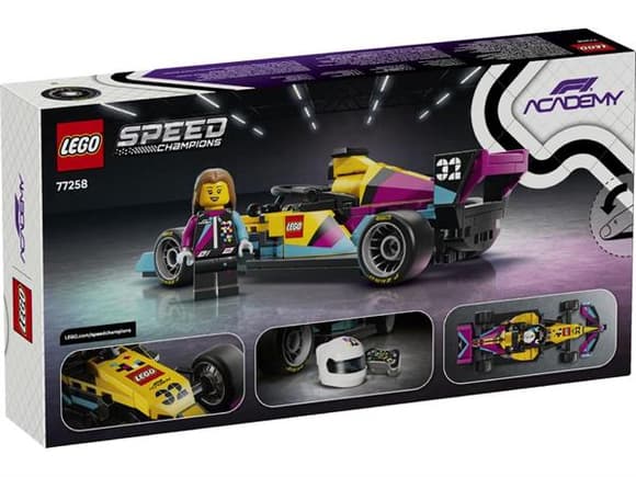 Конструктор  LEGO® Speed Champions  Гоночний автомобіль F1 ACADEMY™ LEGO®, 201 деталь  (77258)