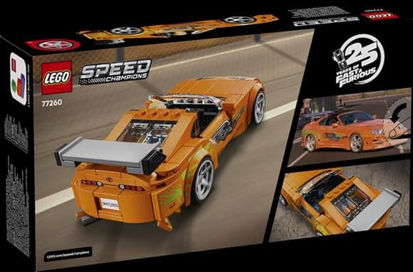 Конструктор LEGO® Speed Champions «Форсаж» Toyota Supra MK4, 292 деталі (77260)