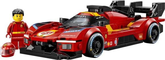 Конструктор LEGO® Speed Champions: Ferrari 499P Мерч Ferrari, 329 деталей (77261)