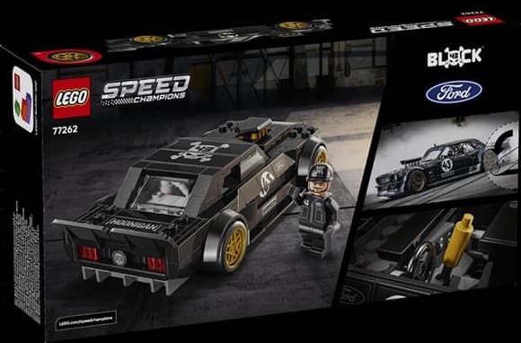 Конструктор LEGO® Speed Champions Ford Mustang Hoonicorn V1 '65 Ken Block, 345 деталей (77262)