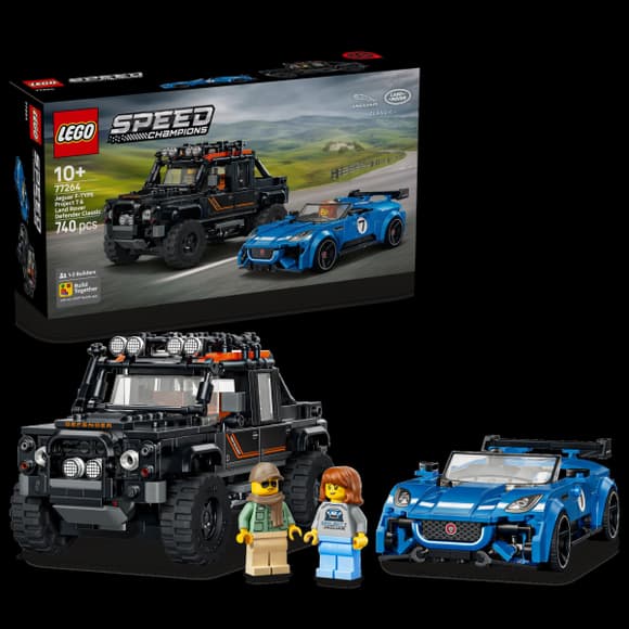 Конструктор Jaguar Project 7 и Land Rover Defender LEGO® Speed Champions (77264)