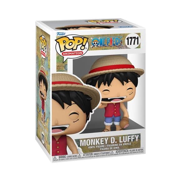 Фигурка Funko Pop! Большой куш Луффи улыбается 10 см (80365)