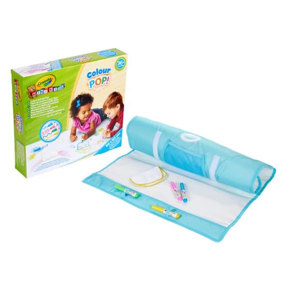 Багаторазовий килимок для малювання Crayola Mini Kids з фломастерами (81-8132)