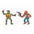 Набір фігурок TMNT Черепашки-ніндзя класичні Рафаель проти Трицератона 15 см (81278)