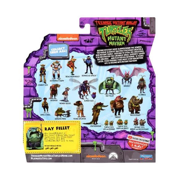 Игровая фигурка TMNT Черепашки-ниндзя Рэй Филлет 11 см (83308)