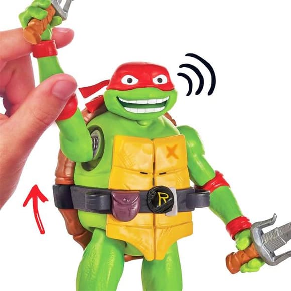 Фигурка TMNT Черепашки-ниндзя Мovie III Рафаэль 14 см со звуком (83354)