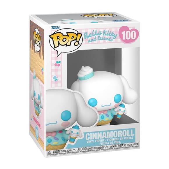 Фігурка Funko Pop! Hello Kitty Сіннаморолл із морозивом 10 см (83693)