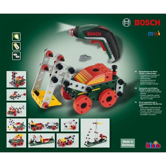 Конструктор Klein Bosch Mini Ixolino II на 110 предметов с шуруповертом (8497)