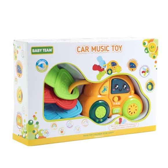 Музична іграшка Baby Team Машинка з ключами на батарейках (8642)