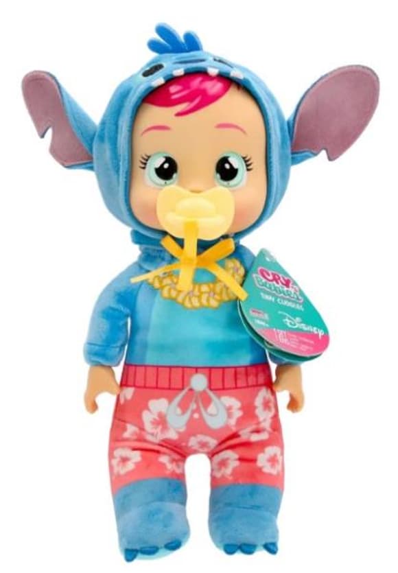 Лялька IMC Cry Babies Ніжні обійми Disney Плакса Стіч Гаваї 25 см (925564)