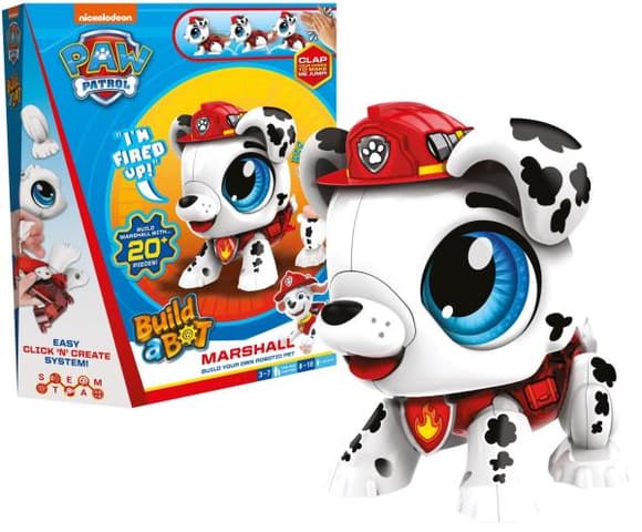 Интерактивная игрушка Build a Bot Paw Patrol Собери Маршалла со звуками на англ. 20 деталей (928554.006)