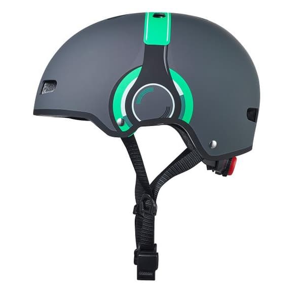 Захисний шолом Micro LED розмір M 52-56 см з малюнком навушників (AC2111BX)