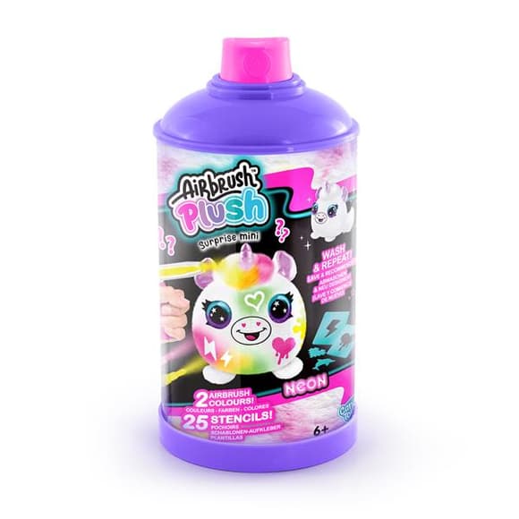 Набір-сюрприз для творчості 4 Ever DIY Airbrush Plush Неон міні (AIR020)
