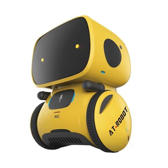 Інтерактивний робот AT-Robot із голосовим управлінням українською жовтий (AT001-03-UKR)