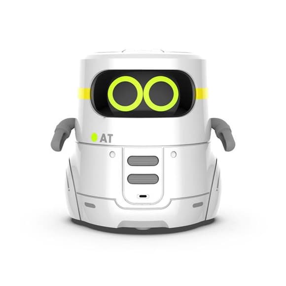 Інтерактивний робот AT-Robot із сенсорним управлінням та навчальними картками українською білий (AT002-01-UKR)