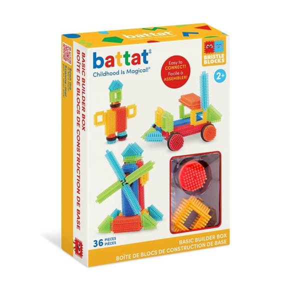 Конструктор Battat Bristle Blocks Будівельник 36 деталей (BT3099Z)