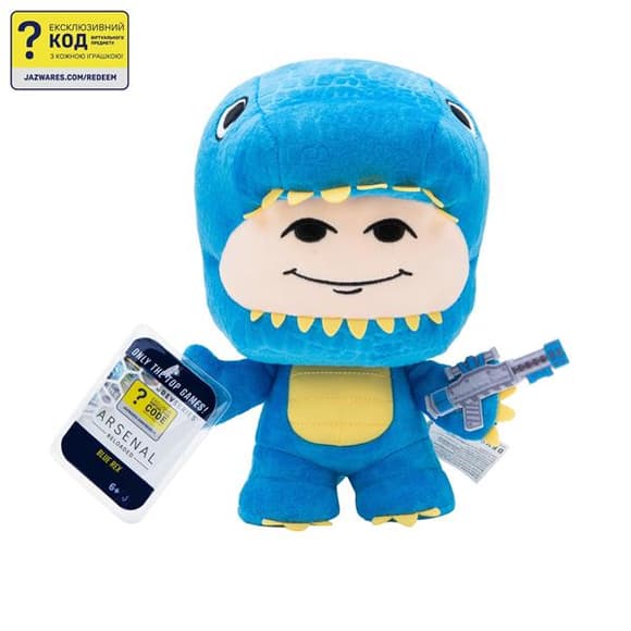 М'яка ігрaшка Devseries Collector Plush S1 Arsenal Blue Rex, W1, 20 см (CRS0012)