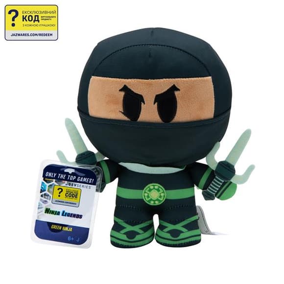 М'яка ігрaшка Devseries Collector Plush S1 Ninja Legends Green Ninja 20 см (CRS0016)