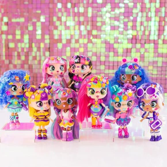 Кукла-сюрприз Decora Girlz Разноцветный сюрприз наклейками (D1000)