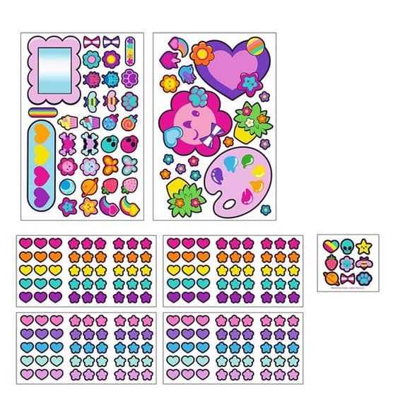 Ігровий набір Decora Girlz з лялькою 13 см Дизайнерський магазин наліпок (D1009)