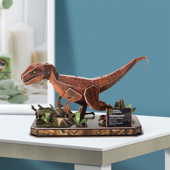 3D пазл CubicFun National Geographic Dino Велоцираптор (DS1053h)