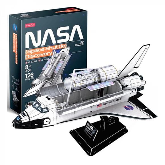 3D пазл CubicFun NASA Космічний шатл Діс кавері (DS1057h)