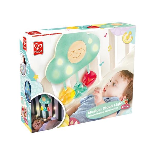 Музыкальная игрушка-подвеска Hape Облачко (E0619)