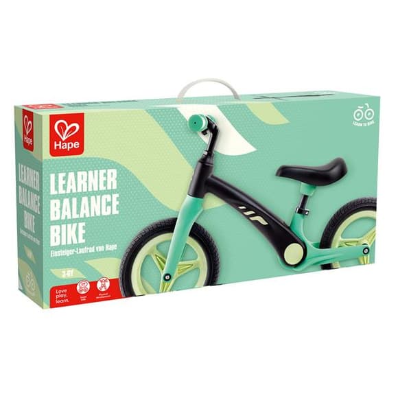 Біговел Hape двоколісний 12" зелений (E1208)