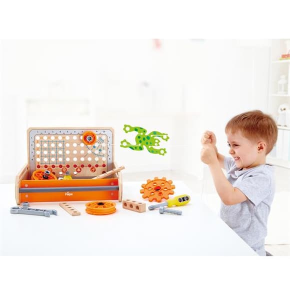 Конструктор Hape Junior Inventor Инструменты для экспериментов 32 эл. (E3029)