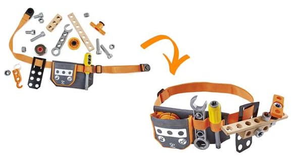 Ігровий набір Hape Junior Inventor Пояс з інструментами (E3035)