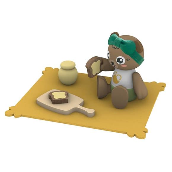 Дере в'яний набір Hape Ведмедик і бджоли (E3415)