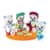 Деревянный набор Hape Семья белых мишек (E3529)