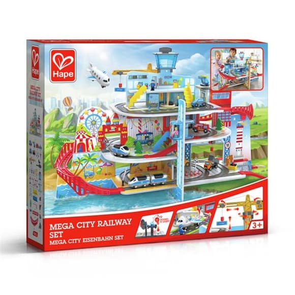 Іграшкова залізниця Hape Місто (E3768)