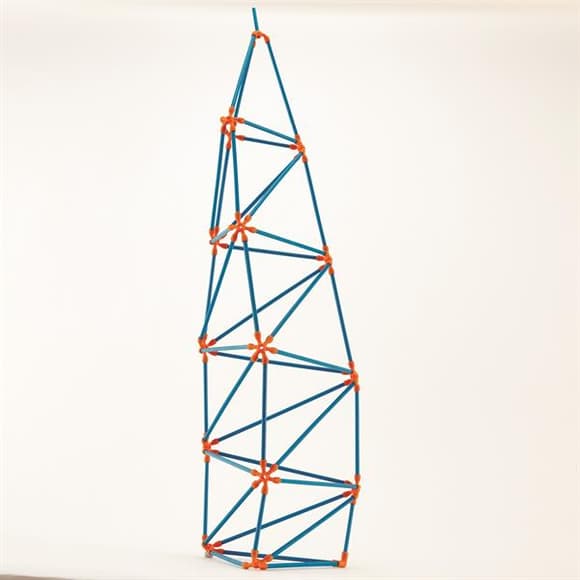 Конструктор Hape Flexistix Вежі 132 деталі бамбуковий (E5566)