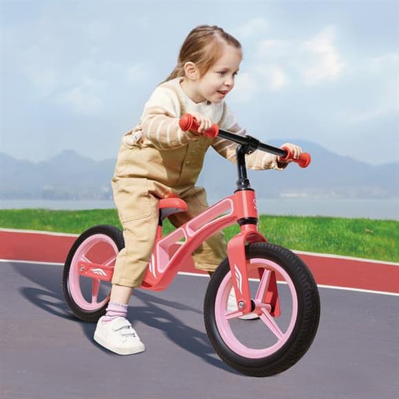 Беговел Hape Новое исследование двухколесный 12" розовый (E8653)
