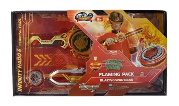 Волчок Infinity Nado VI Flaming Pack Пылающий Боевой Медведь (EU654142)