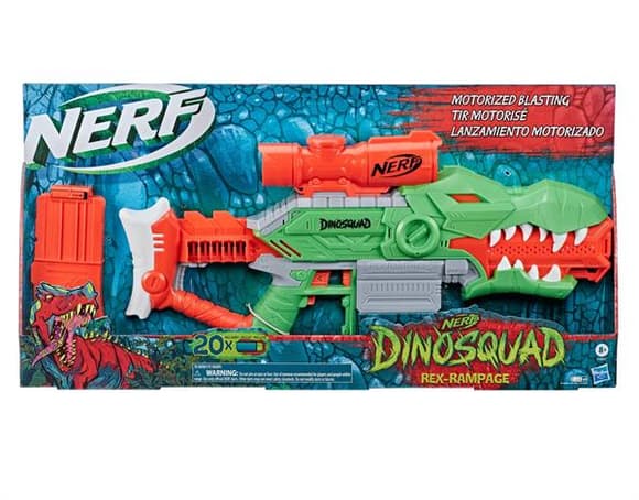 Бластер Nerf DinoSquad Rex-Rampage 20 патронів (F0807)