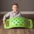 Качалка-балансир Fat Brain Toys Teeter Popper із присосками зелений (F0952ML)