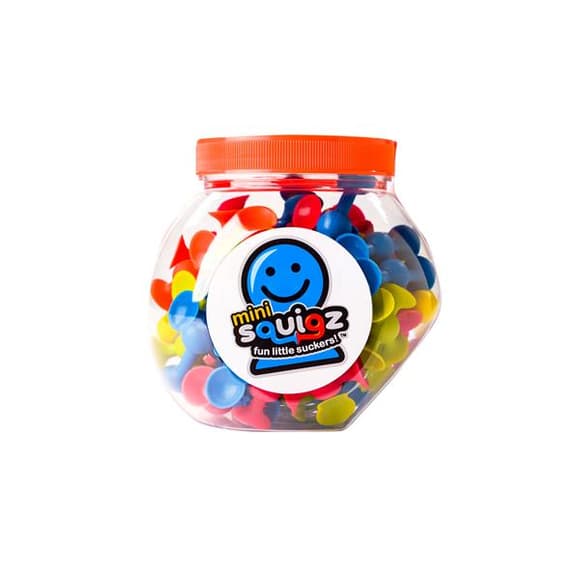 Конструктор Fat Brain Toys Mini Squigz на мини-присосках 75 деталей (F107ML)