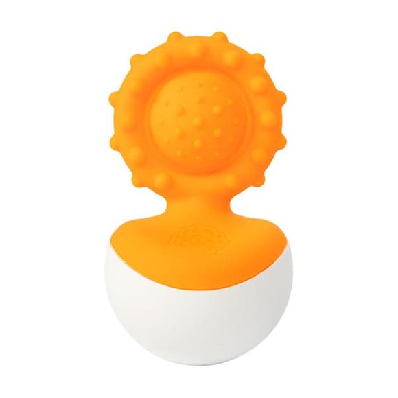 Прорезыватель-неваляшка Fat Brain Toys dimpl wobl оранжевый (F2172ML)