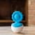 Прорізувач-неваляшка Fat Brain Toys dimpl wobl блакитний (F2174ML)