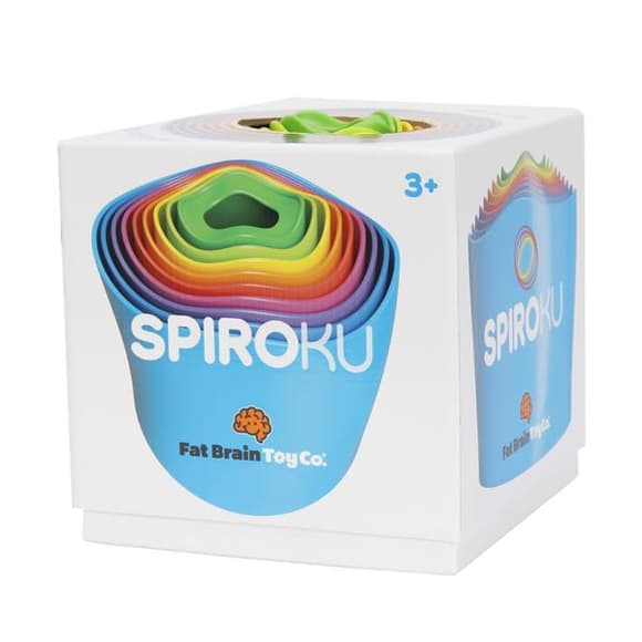 Пирамидка Fat Brain Toys Spiroku Цветная башенка (F318ML)