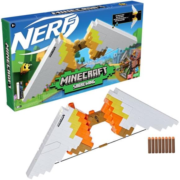 Іграшковий лук Nerf Майнкрафт Сабревинг (F4733)